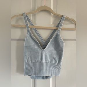 Free People Good Karma 7/8 Leggings and Bra Tank Set